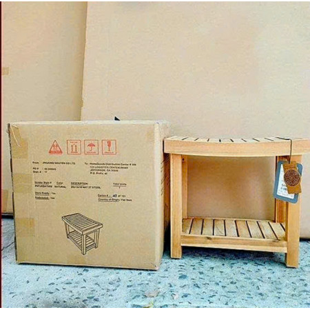 60-249845 Natural : Ghế Đôn , Ghế Tắm - Màu Tự Nhiên